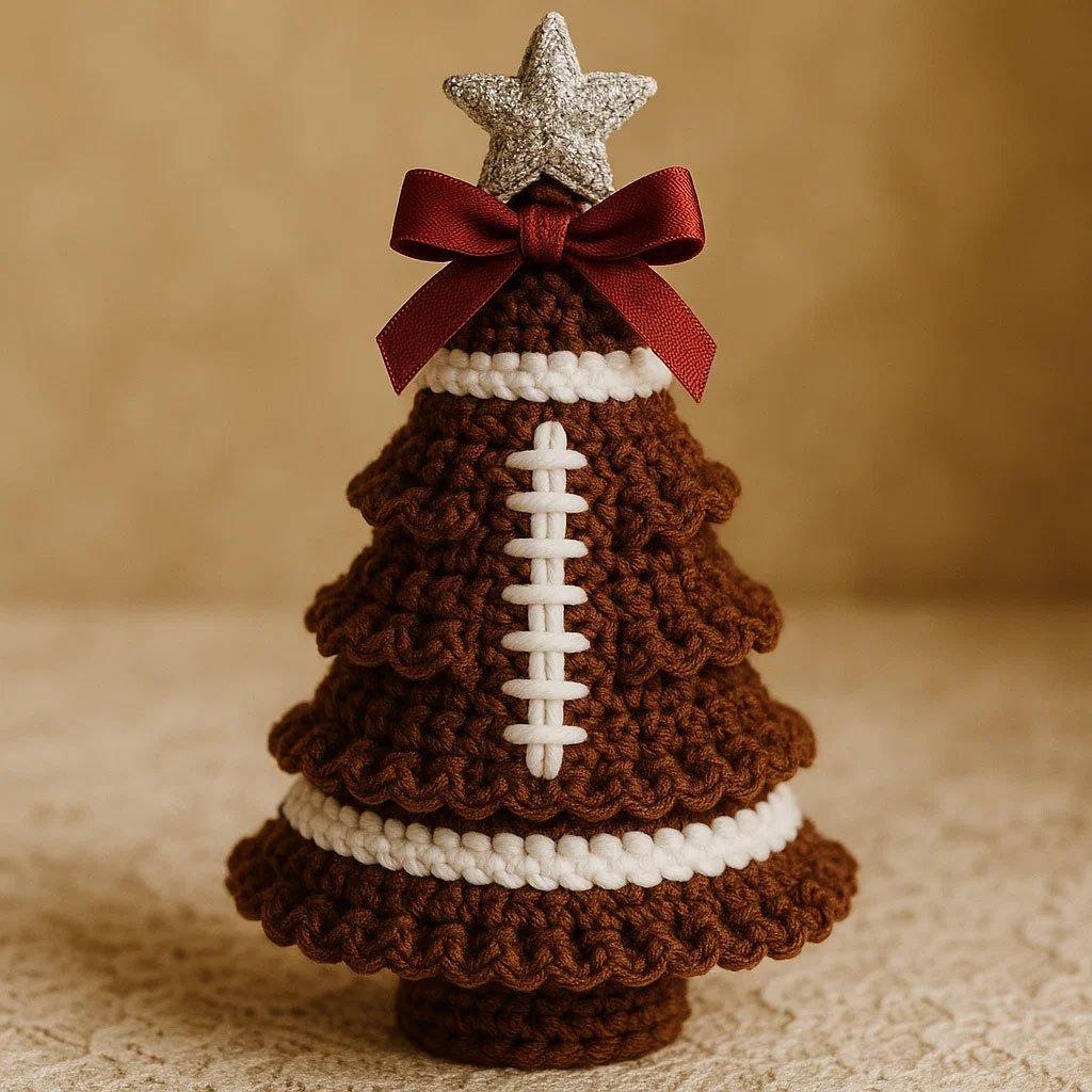 DIY Football Crochet Christmas Tree Kit