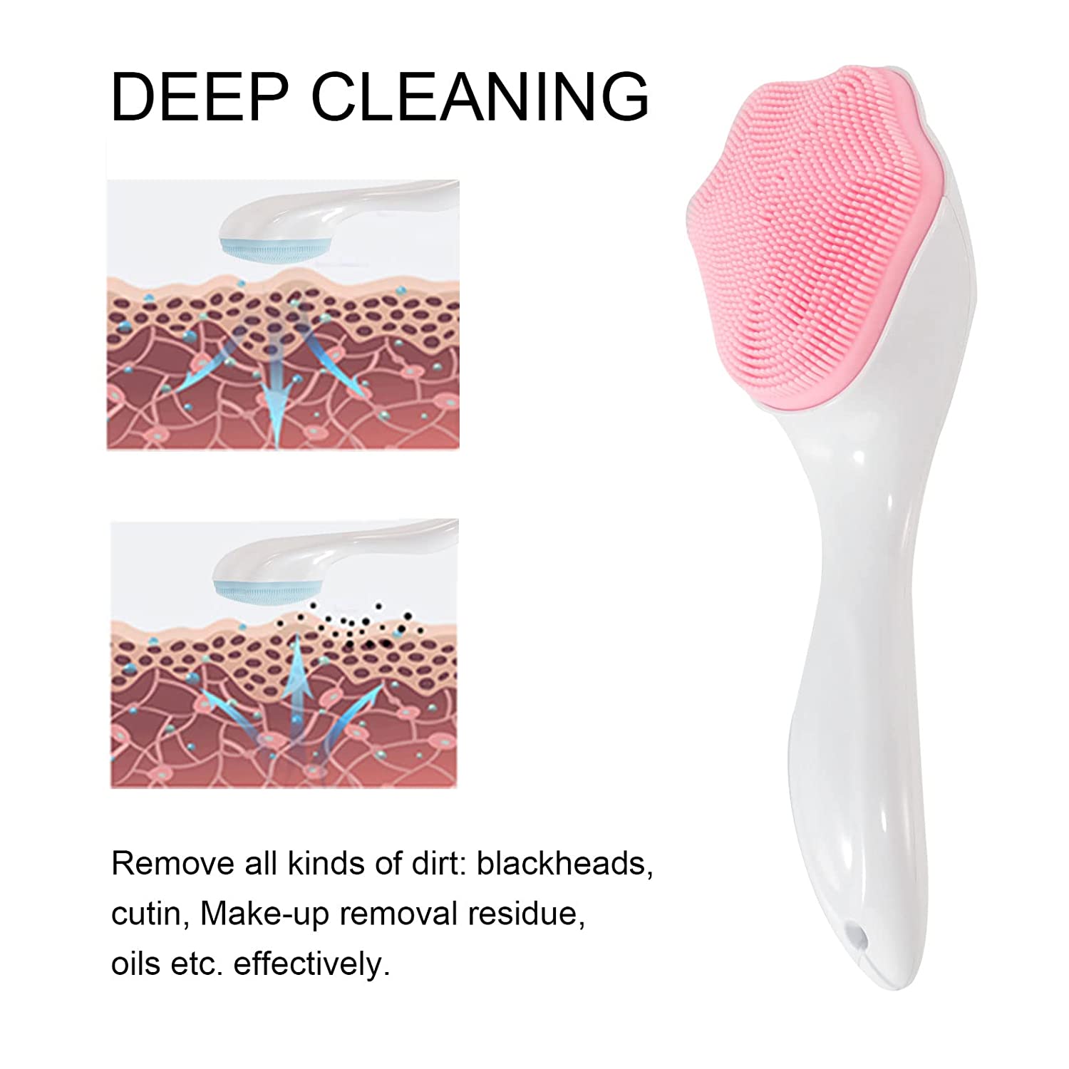 (🎄Christmas Sale- 49% OFF) Cat Paw Silicone Face Scrubber - Buy 3 Get 2 Free Now!