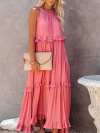 💥LAST DAY SALE 50% OFF💖Holiday Style Ruffled Long Dress