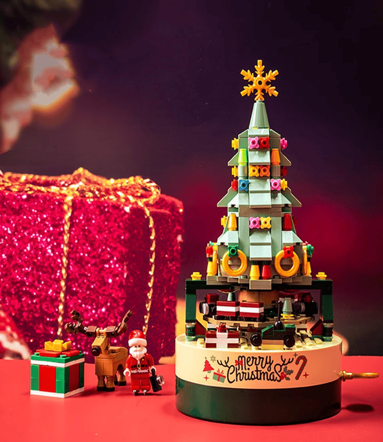 (🎄Early Christmas Sale - 50% OFF) 🔥DIY Christmas Tree Brick Music Box - 🚚Buy 2 Get Free Shipping