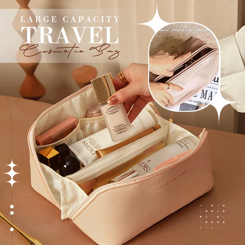 💝2022 Hot Sale💝Large Capacity Travel Jewelry Cosmetic Bag-Buy 2 Get Extra 10% OFF