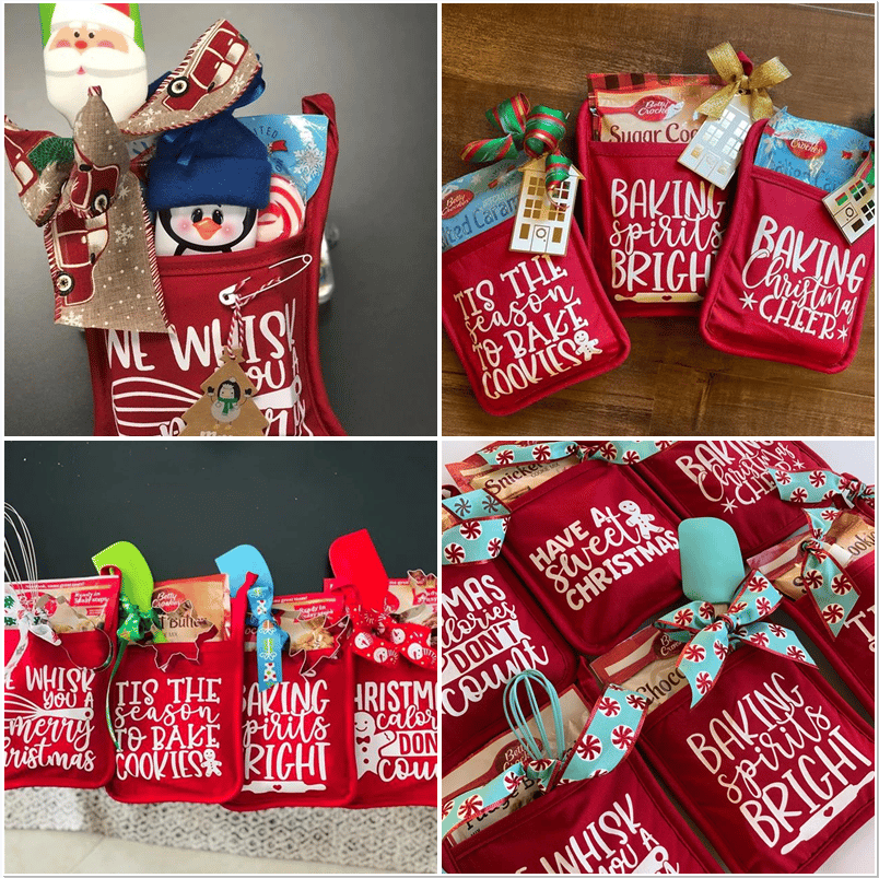 🔥Last Day Promotion 50% OFF🔥Christmas Heat Insulation Gloves Baking Kit