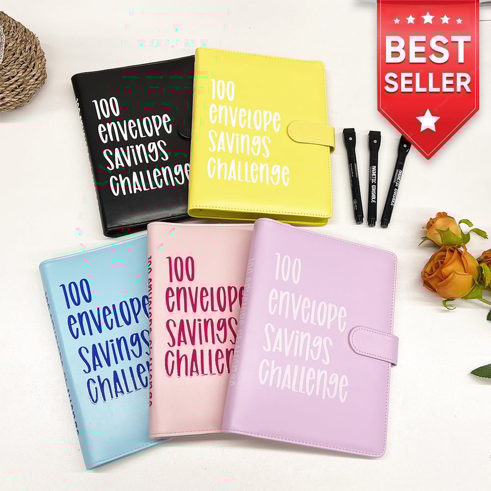 100 Envelope Savings Challenge™💰 Easily save $5,050