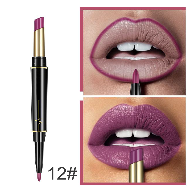 (🎄2022 Christmas Hot Sale- 49% OFF)16 Color Lipstick + Lip liner Combo - Lips Go Full and Defined🎁Buy 4 Get Extra 25% OFF