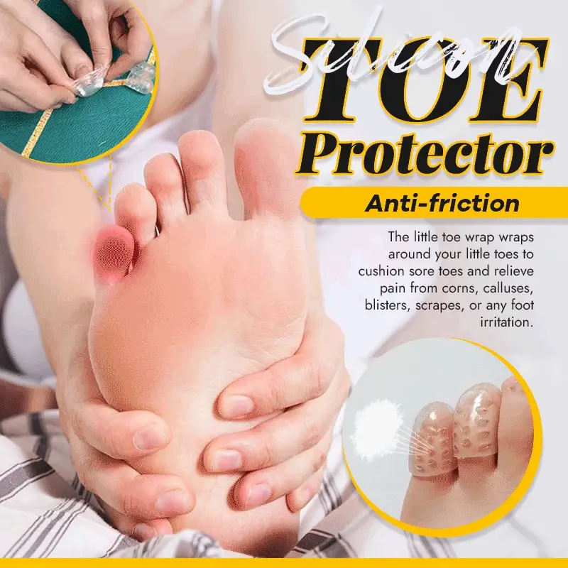 🔥Limited Time Sale 48% OFF🎉Silicone anti-friction toe protector--buy 5 get 5 free & free shipping（40pcs）