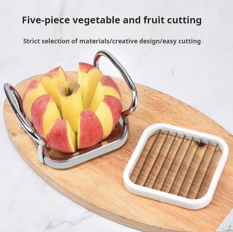 💥LAST DAY SALE 50% OFF💥5-in-1 Multi-function Stainless Steel Vegetable Fruit Cutter