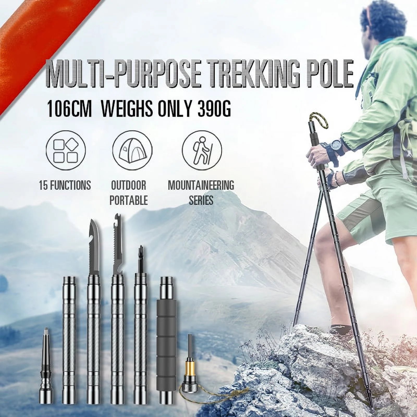 🔥Last Day 48% OFF🔥MK II Survival System - Walking Stick