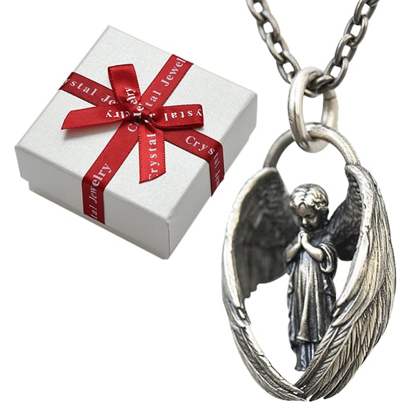 🔥  49% OFF🔥 - Praying Angel Pendant Necklace - You are my angel