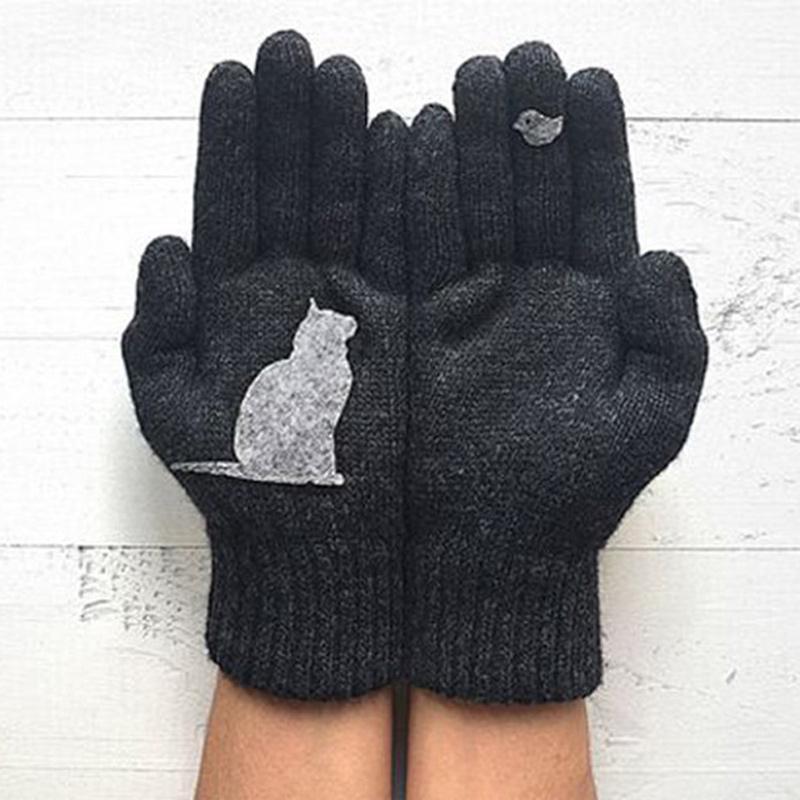 🎄Early Christmas Sale 49% OFF-🎁Cat Fan Cotton Gloves