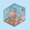 3D Sticker Play Scenes! Pet Coffee|Dessert Store|Girl Shop|Video Arcade
