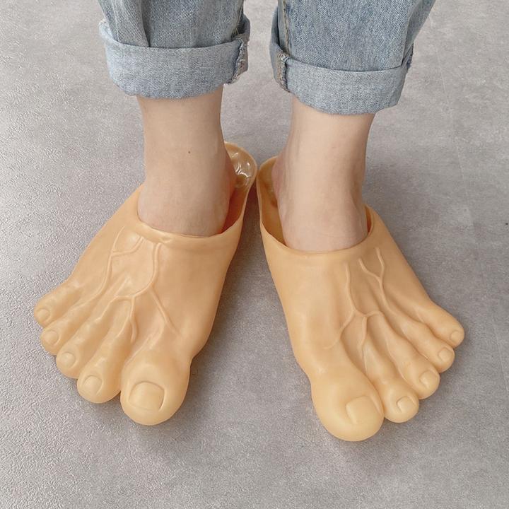 (Early Halloween Sale- 50% OFF) Halloween Simulation Big Toe Slippers- BUY 2 FREE SHIPPING