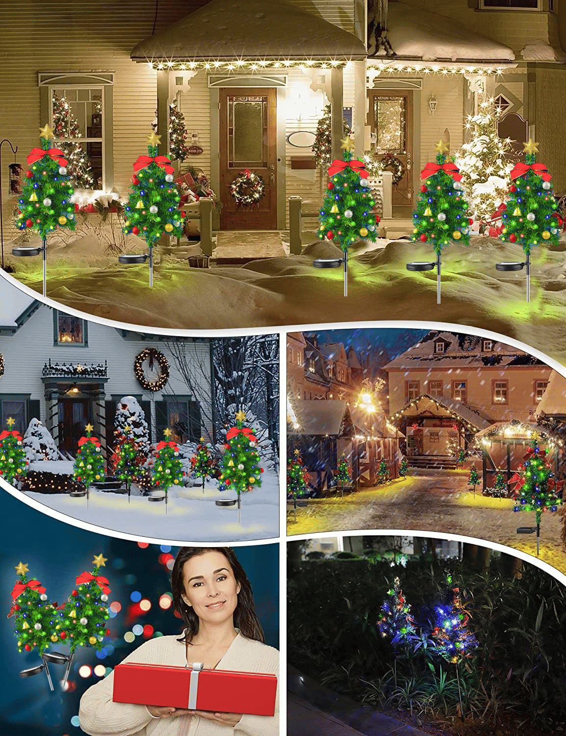 Last Day 75%OFF - 🔥2024 New Sale - Solar Powered Christmas Tree