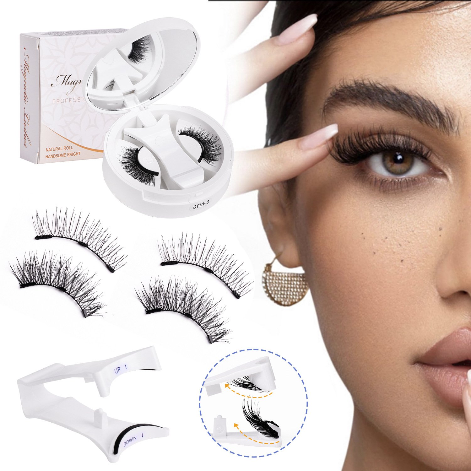 💖Summer Hot Sale 49% OFF -- Soft Magnetic Eyelashes All-in-One Box, Reusable