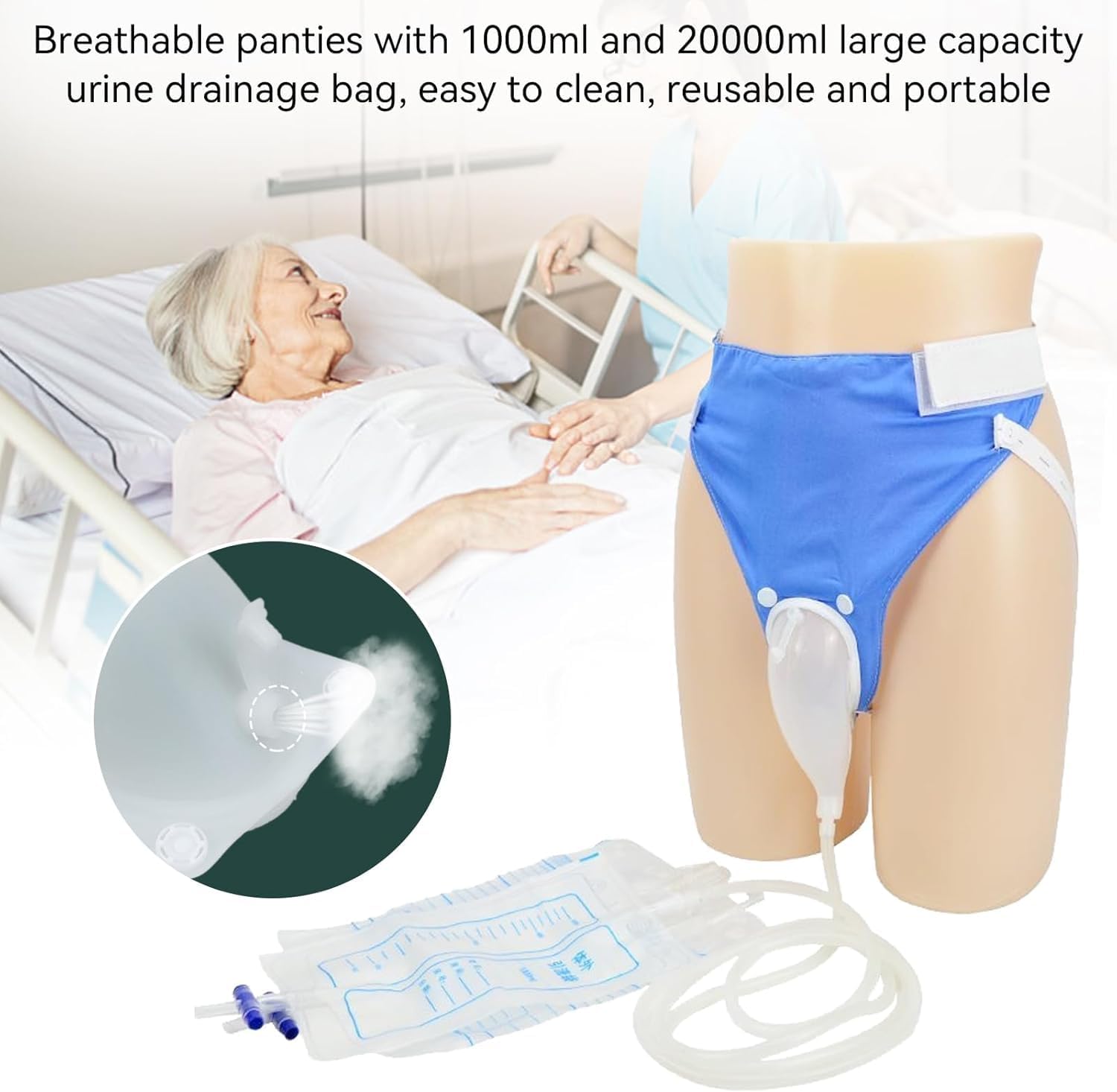 (🎄🎁Limited stocks - 70% OFF) Medical grade portable reusable urine drainage bag