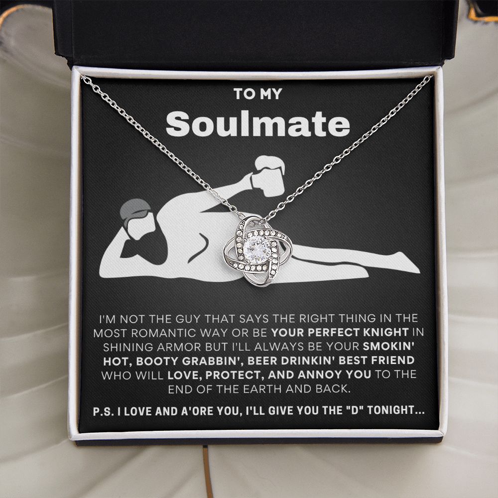 To My Soulmate... | Premium Love Knot Necklace