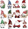 This Week 70％ OFF - 24 Pieces Christmas Wooden Gnome Ornaments