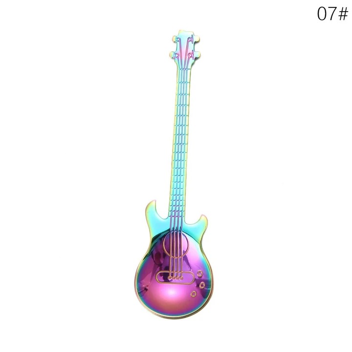 Stainless Steel Coffee Guitar Spoons
