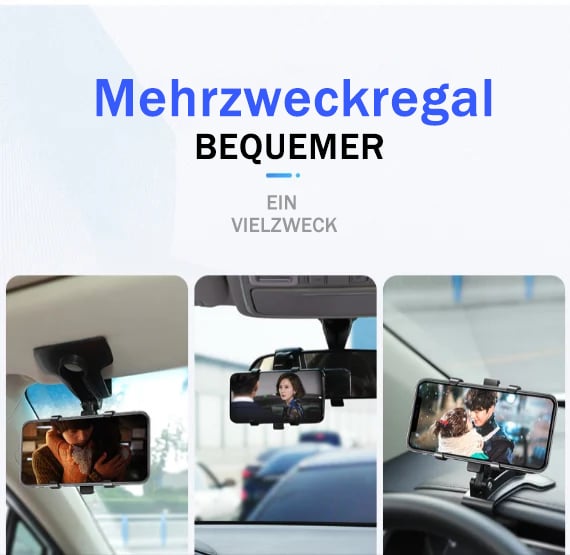 🏆2025 Neuankömmling 360-Grad-drehbare Handyhalterung fürs Armaturenbrett im Auto