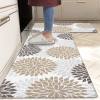 HEBE Anti Fatigue Kitchen Rug Sets 2 Piece Non Slip Kitchen Mats for Floor Cushioned Kitchen Rugs and Mats Waterproof Comfort Standing Mat Runner for Kitchen,Home Office,Sink,Laundry