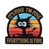 🎁TikTok Last Day Sale - 70% OFF🔥Colorful Flower Badge with Positive Quote