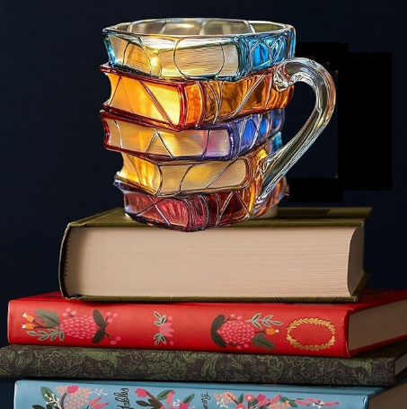 Father's Day Sale 50% Off📚Painted Book Mug🍵