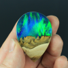 Opal Wood-Northern Lights Pendant