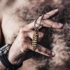 Rattlesnake Tail Pendant for Necklace Fidget Jewelry