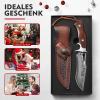 Damascus Steel Camping Knife - FREE SHIPPING
