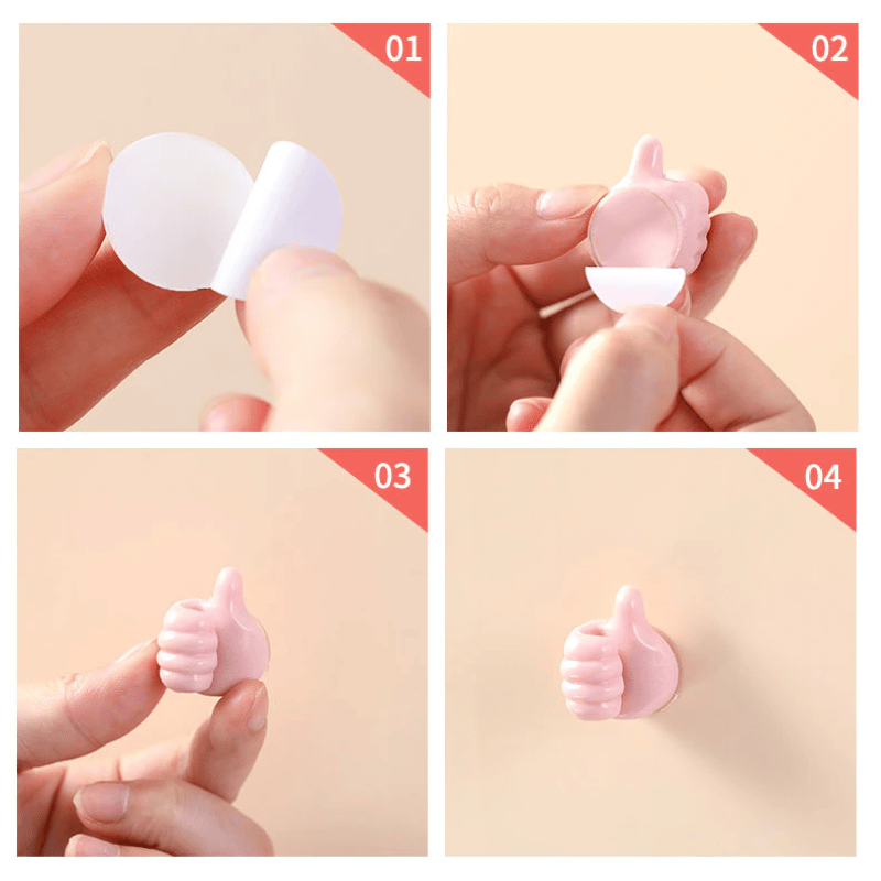 (🔥Last Day Promotion-48%OFF)5 Pcs set Creative Thumbs Up Wall Hook--buy 5 get 5 free & free shipping(50pcs)