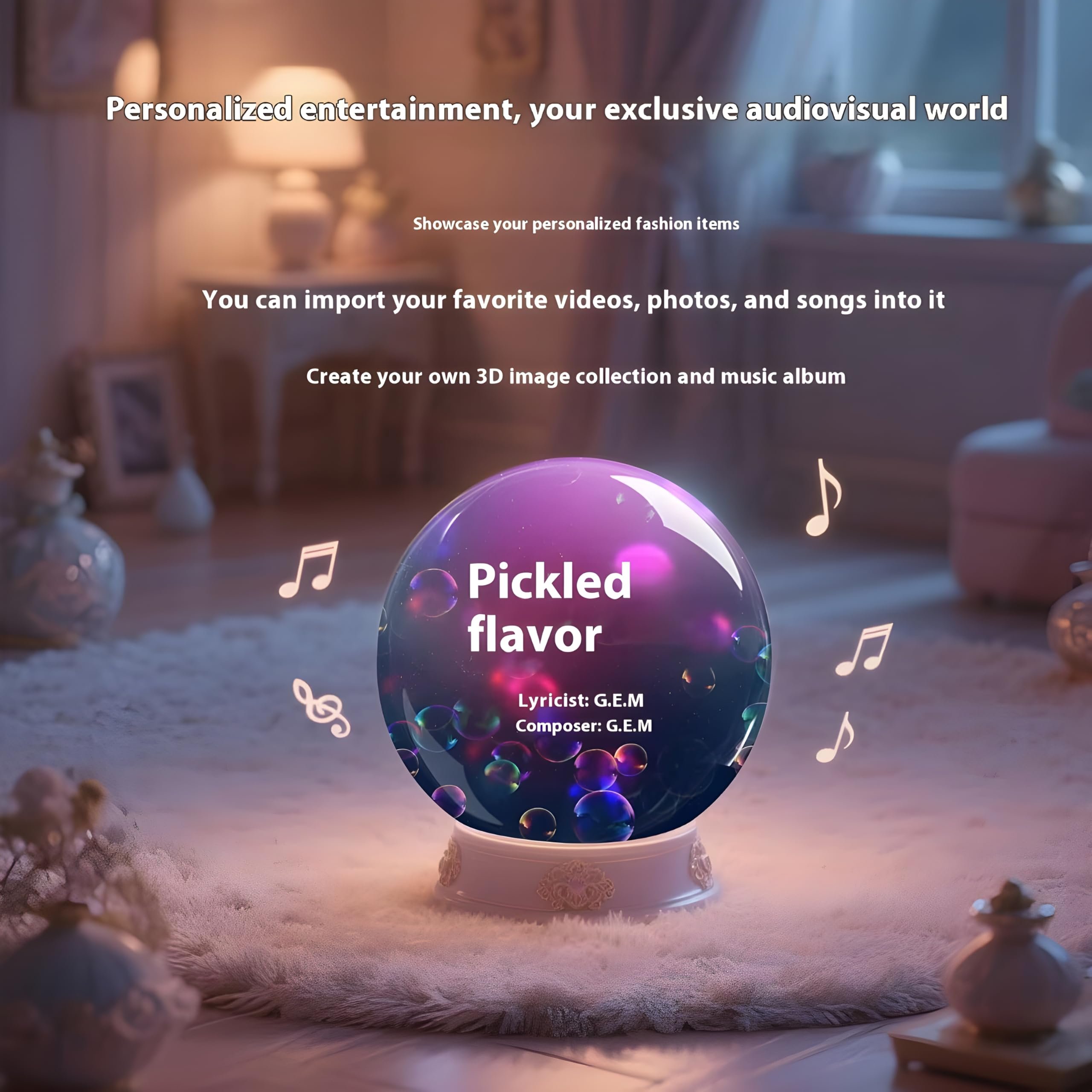 🎁TikTok Last Day Sale - 70% OFF🎁The Magic Crystal Ball — Hold the Breathing Memories in Your Hand.
