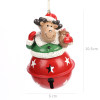 Iron Bell Painted Pendant Christmas Tree Decorations, Buy 3 Save 10%