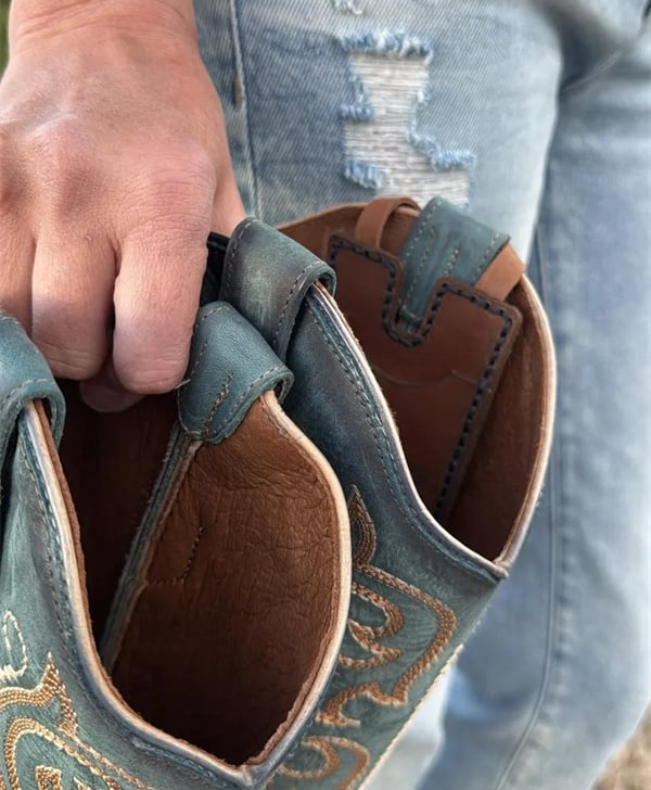🔥Western Boot Wallet with Snap Strap