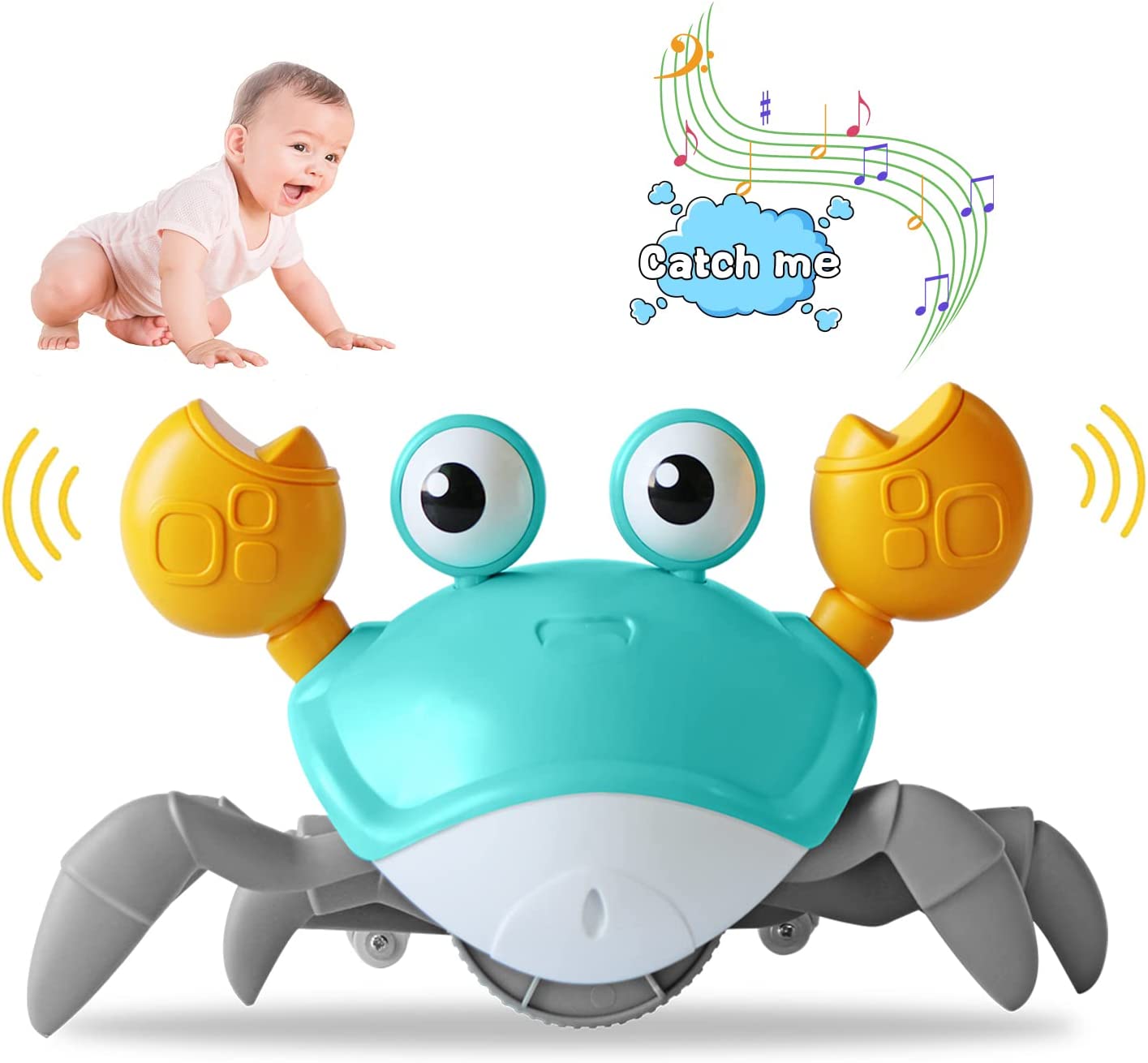(🔥Last Day Promotion--48%OFF)Crawling Crab Baby Toy(Buy 2 get Free shipping)