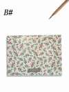 Floral Overlay Print File Bag 1pc