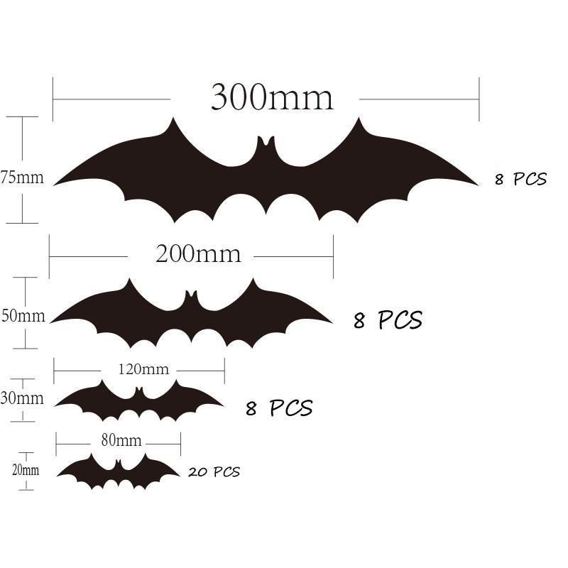 Handmade Halloween Bats