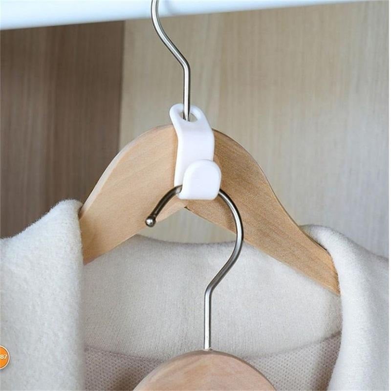 (🔥LAST DAY 49% OFF)Space-Saving Clothes Hanger Connector(10 PCS)🔥BUY 5 GET 3 FFRE(80 PCS) & FREE SHIPPING
