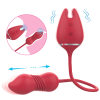 Couple Flirting Masturbation Vibrator Wireless Telescopic Egg Jumping Milk Clip Clit Teasing Vibrator - TD-25