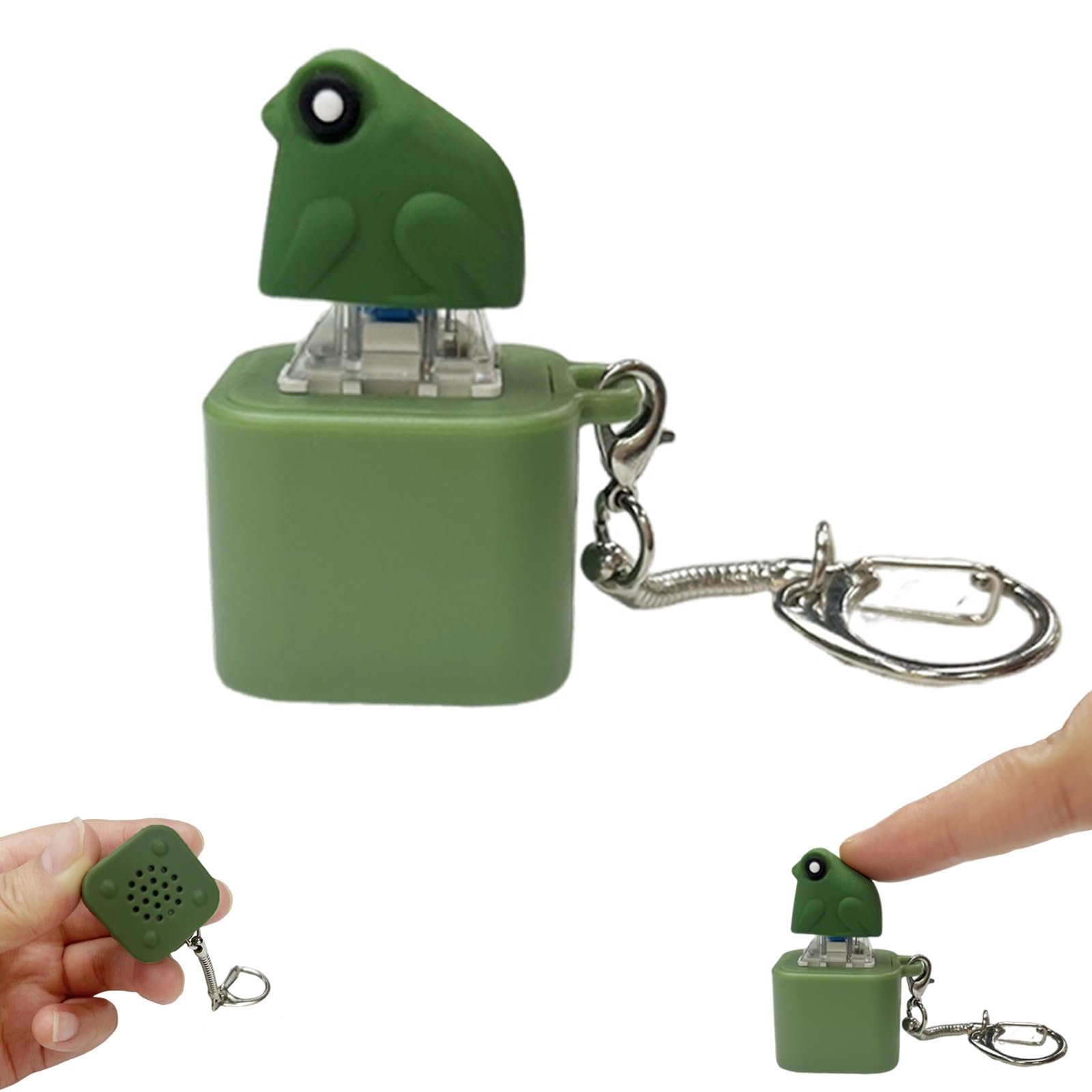 ⏰LAST DAY SALE 50% OFF💥Rechargeable Frog Croaking Keychain