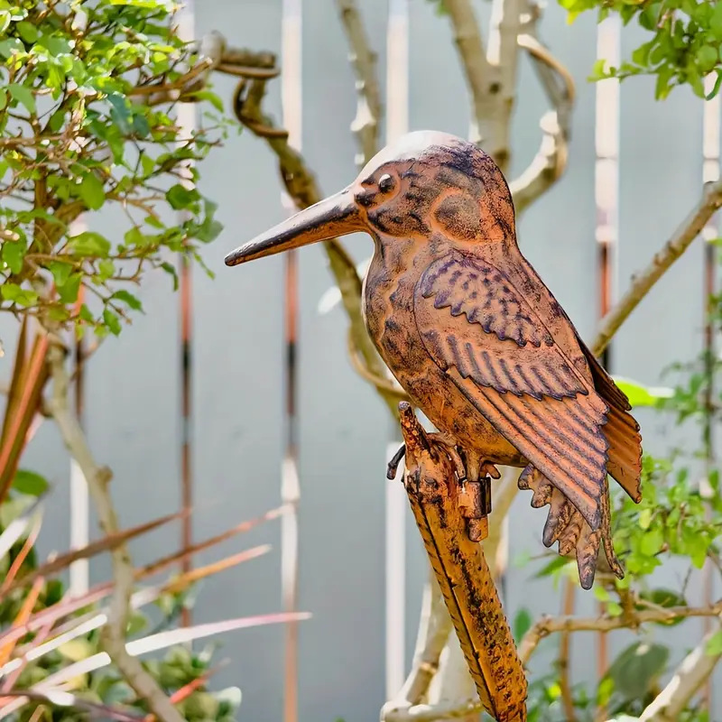 🐦Handcrafted Iron Bird Sculpture | Outdoor Garden & Yard Decoration✨