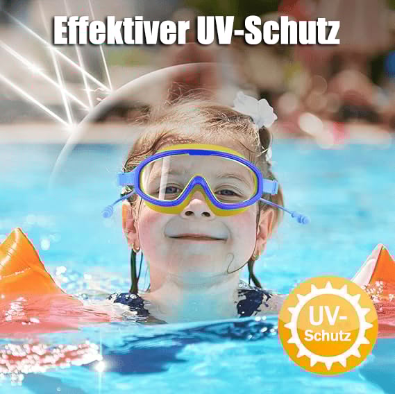 🔥Letzter Tag 49% Rabatt-HD-Schwimmbrille für Kinder mit großem Rahmen, wasserdicht und beschlagfrei🥽