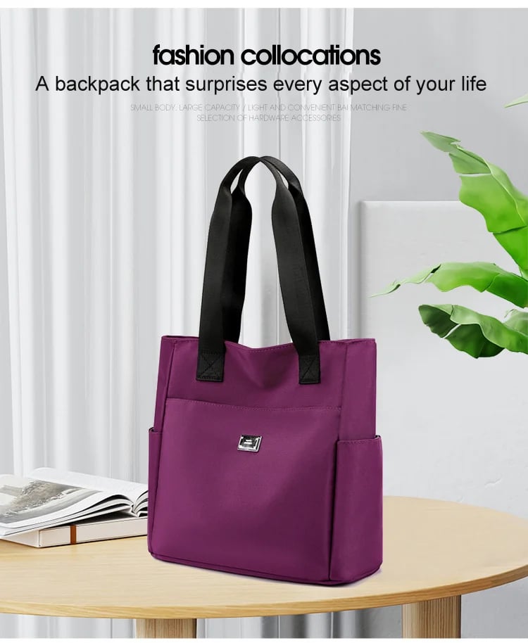 🔥Last Day Promotion 70% OFF👜Large Capacity Water Repellent Multi Pocket Nylon Shoulder Bag