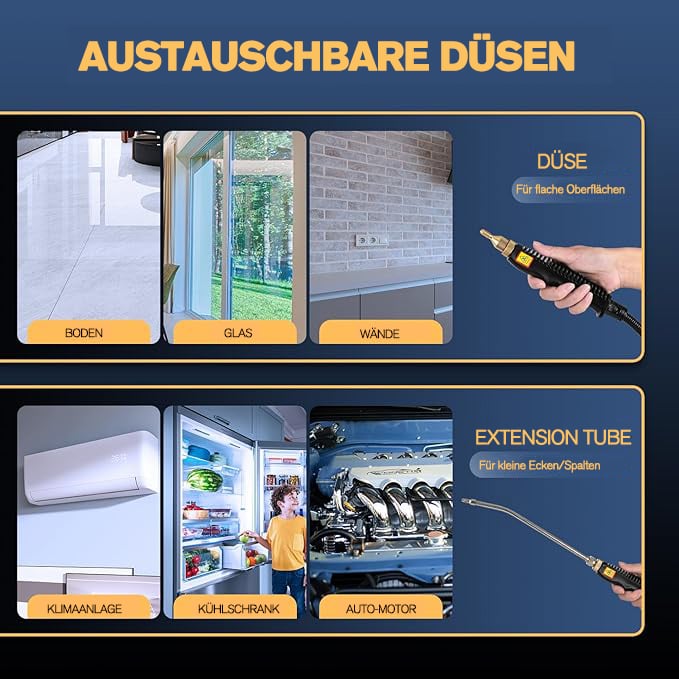 💥Multifunktionaler tragbarer Dampfreiniger