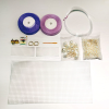 Umebags Flower Chiffon Ribbon Handbag DIY Kit, Buy 2 Get Free Shipping