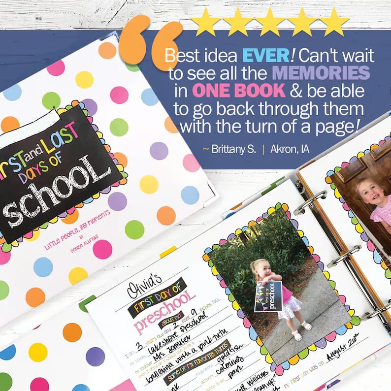🎉🎈Children's Day Special: Get $20 Off When You Buy 2 or More!📚Easiest School Days Memory Album