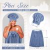 🎁TikTok Last Day Sale - 70% OFF🔥Plus Size Adjustable Oversized Wrap Bathrobe Set