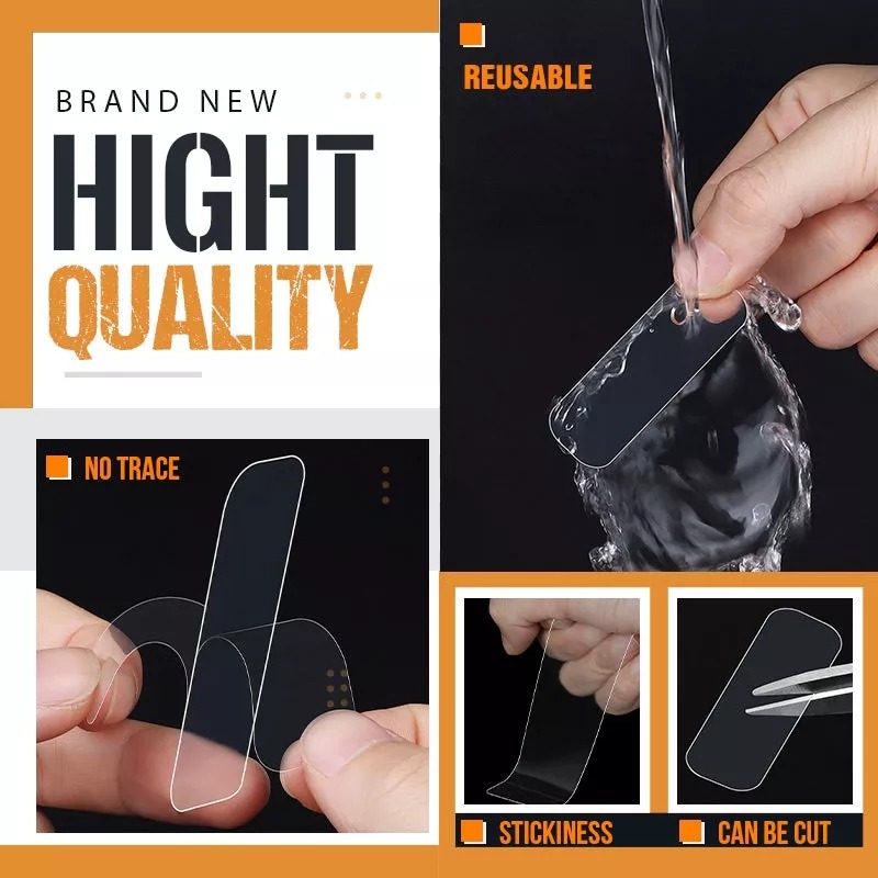 ⏰(Last Day Sale - 48% OFF) REUSABLE DOUBLE SIDED ADHESIVE TAPE(Buy 5 Get 5 Free)