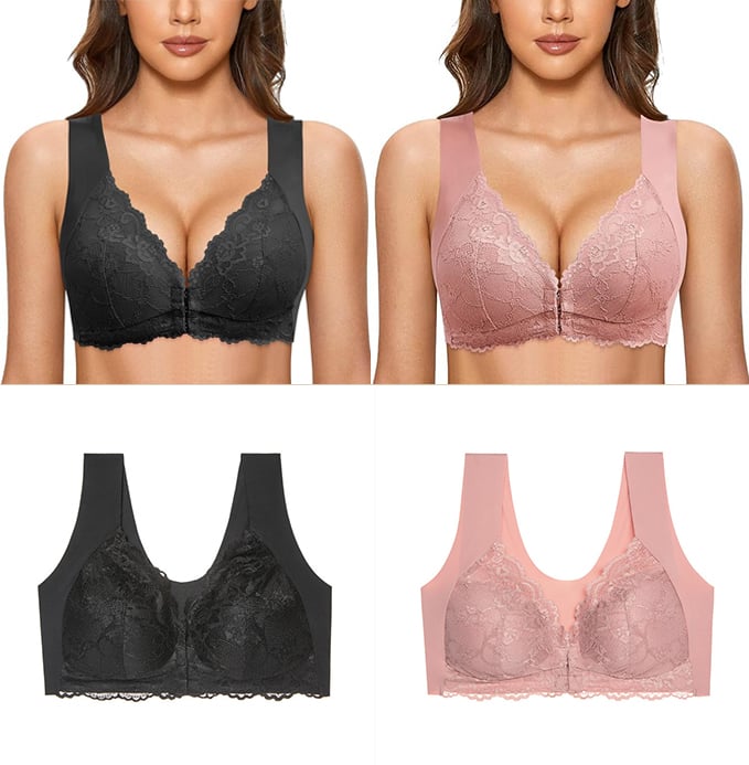 🔥2025 Full Coverage Front-Closure Support Bra Comfort & Sleep Bra