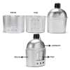 Military Canteen Set of 4, Canteen Cup Stove Pouch Kit