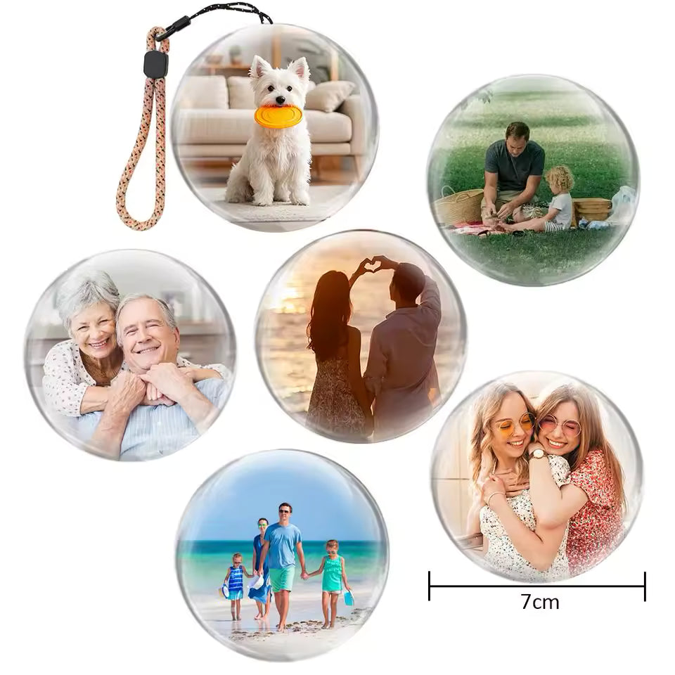 🏆Personalized Video Orb Christmas ornament -– A Crystal That Plays Your Story