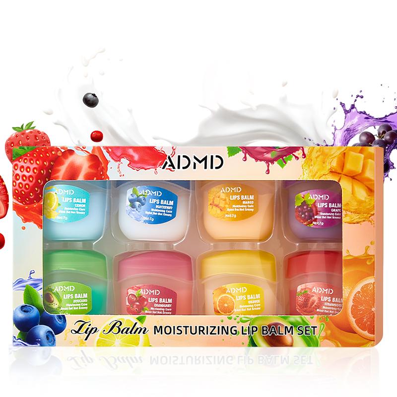🔥Last Day Promotion 50% OFF🔥8Pcs Fruit Flavored Lip Care Set